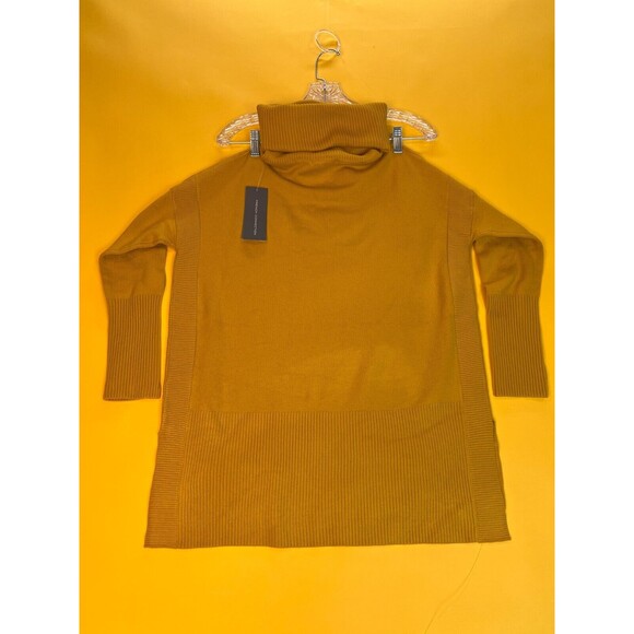 French Connection Babysoft Cowl Neck Jumper Sweater Womens XS Yellow $128 NWT - Picture 1 of 5